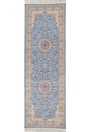 Florin Beige Fawn and the Blue Traditional Runner
