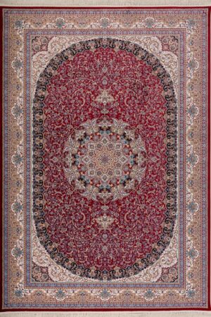 Hani Red and Beige Traditional Rug
