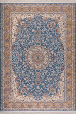 Florin Beige Fawn and the Blue Traditional Rug